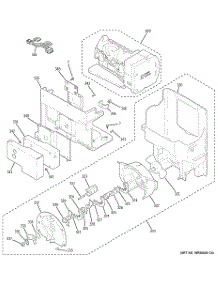 06 - Ice Maker & Dispenser parts for Ge Refrigerator CFSP5RKBCSS from AppliancePartsPros.com
