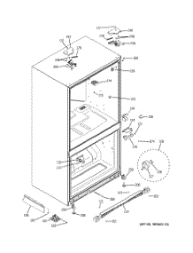 07 - Case Parts parts for Ge Refrigerator PGSS5PJZCSS from AppliancePartsPros.com