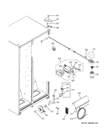 06 - Fresh Food Section parts for Ge Refrigerator BSS25JFTPWW from AppliancePartsPros.com