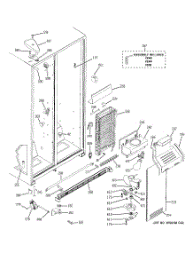 03 - Freezer Section parts for Ge Refrigerator GSH22JFBBCC from AppliancePartsPros.com