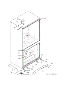 06 - Case Parts parts for Ge Refrigerator PDSS0MFYELSS from AppliancePartsPros.com