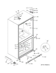 09 - Case Parts parts for Ge Refrigerator CFSP5RKBBSS from AppliancePartsPros.com