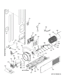 09 - Machine Compartment parts for Ge Refrigerator PFSF5RKZAWW from AppliancePartsPros.com