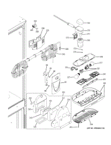 05 - Fresh Food Section parts for Ge Refrigerator ZFGB21HZCSS from AppliancePartsPros.com