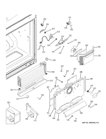 02 - Freezer Section parts for Ge Refrigerator PDCE1NBZCJSS from AppliancePartsPros.com