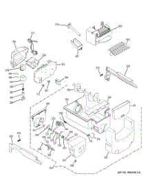 06 - Ice Maker & Dispenser parts for Ge Refrigerator GSHF6LGBBHBB from AppliancePartsPros.com