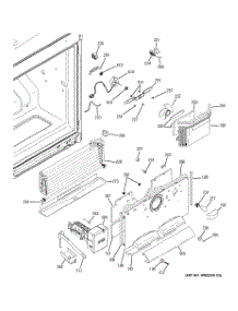 02 - Freezer Section parts for Ge Refrigerator PFCF1PJZCWW from AppliancePartsPros.com