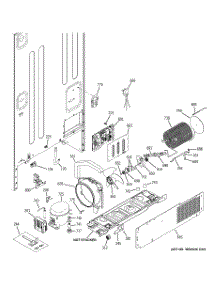 07 - Machine Compartment parts for Ge Refrigerator PFCS1NFZCSS from AppliancePartsPros.com