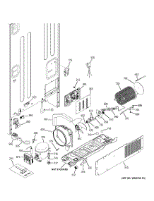 08 - Machine Compartment parts for Ge Refrigerator PGCS1PJZCSS from AppliancePartsPros.com