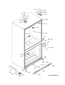 06 - Case Parts parts for Ge Refrigerator PFSE5NJZBDSS from AppliancePartsPros.com