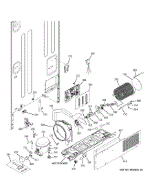 07 - Machine Compartment parts for Ge Refrigerator CFCP1NIZCSS from AppliancePartsPros.com