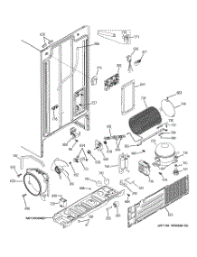 08 - Sealed System & Mother Board parts for Ge Refrigerator GSH25JGBBWW from AppliancePartsPros.com