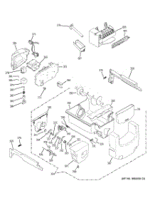 07 - Ice Maker & Dispenser parts for Ge Refrigerator PSQS6YGZBESS from AppliancePartsPros.com
