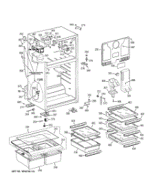 02 - Cabinet parts for Ge Refrigerator GTJ18XCB3RSA from AppliancePartsPros.com