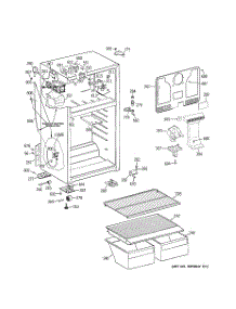 02 - Cabinet parts for Ge Refrigerator GTH18CCB3RWW from AppliancePartsPros.com