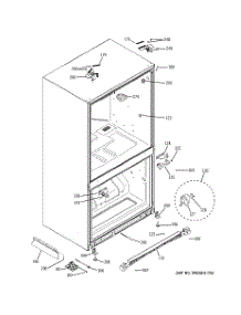 07 - Case Parts parts for Ge Refrigerator ZFGB21HZBSS from AppliancePartsPros.com