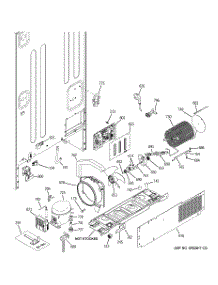 07 - Machine Compartment parts for Ge Refrigerator PFCA1NJZBDSS from AppliancePartsPros.com