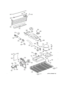 03 - Unit Parts parts for Ge Refrigerator GTE16HBZCRWW from AppliancePartsPros.com