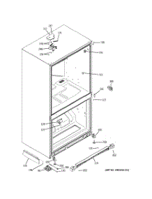 06 - Case Parts parts for Ge Refrigerator PDCE1NBZBJSS from AppliancePartsPros.com