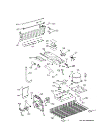 03 - Unit Parts parts for Ge Refrigerator GTH18CBT3RWW from AppliancePartsPros.com