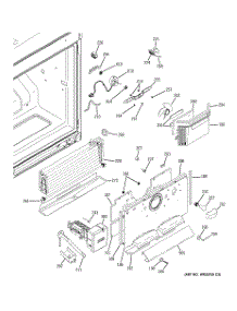 02 - Freezer Section parts for Ge Refrigerator PDCS1NCZALSS from AppliancePartsPros.com