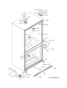06 - Case Parts parts for Ge Refrigerator PFCE1NJZADSS from AppliancePartsPros.com