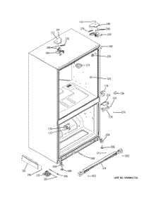 06 - Case Parts parts for Ge Refrigerator PFCE1NJZBDSS from AppliancePartsPros.com