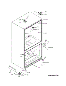 06 - Case Parts parts for Ge Refrigerator PFCE1NFZAANB from AppliancePartsPros.com