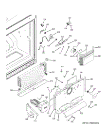 02 - Freezer Section parts for Ge Refrigerator PFSE5NJZADSS from AppliancePartsPros.com