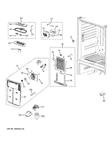06 - Fresh Food Section parts for Ge Refrigerator GFSS6KEXDSS from AppliancePartsPros.com