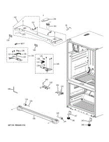 08 - Case Parts parts for Ge Refrigerator GFSF6KKYDBB from AppliancePartsPros.com