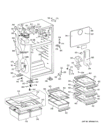 02 - Cabinet parts for Ge Refrigerator GTH18XCB2RWW from AppliancePartsPros.com