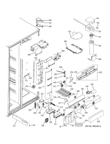 08 - Fresh Food Section parts for Ge Refrigerator PSC23NSWASS from AppliancePartsPros.com