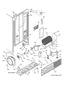 08 - Sealed System & Mother Board parts for Ge Refrigerator GSE20JEZBFWW from AppliancePartsPros.com