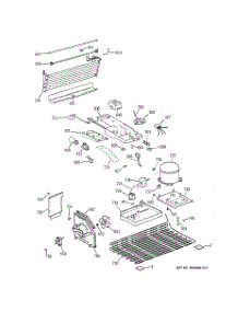 03 - Unit Parts parts for Ge Refrigerator GTT17BBSHRWW from AppliancePartsPros.com