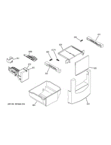 06 - Ice Maker & Dispenser parts for Ge Refrigerator ZIS420NXB from AppliancePartsPros.com