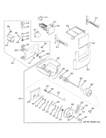 06 - Ice Maker & Dispenser parts for Ge Refrigerator ZSEP480DYBSS from AppliancePartsPros.com