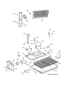 02 - Sealed System & Mother Board parts for Ge Refrigerator ZISB360DXB from AppliancePartsPros.com