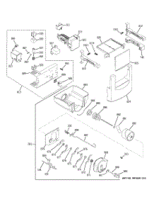 06 - Ice Maker & Dispenser parts for Ge Refrigerator ZISP480DXBSS from AppliancePartsPros.com