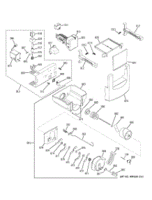 06 - Ice Maker & Dispenser parts for Ge Refrigerator ZISB480DXB from AppliancePartsPros.com