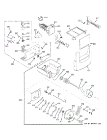 06 - Ice Maker & Dispenser parts for Ge Refrigerator ZSEB420DYB from AppliancePartsPros.com