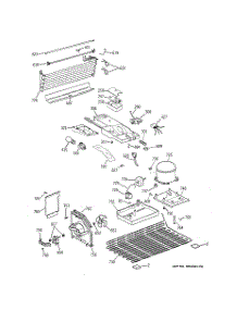03 - Unit Parts parts for Ge Refrigerator GTH18HCT2RCC from AppliancePartsPros.com