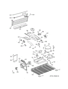 03 - Unit Parts parts for Ge Refrigerator GTL17JBWHRBS from AppliancePartsPros.com