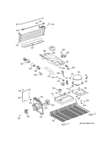 03 - Unit Parts parts for Ge Refrigerator GTE17HBWNRWW from AppliancePartsPros.com