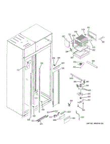 04 - Freezer Section parts for Ge Refrigerator ZISB420DXB from AppliancePartsPros.com