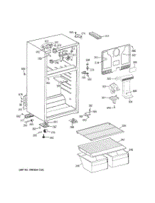 02 - Cabinet parts for Ge Refrigerator GTH18CBT2RBB from AppliancePartsPros.com