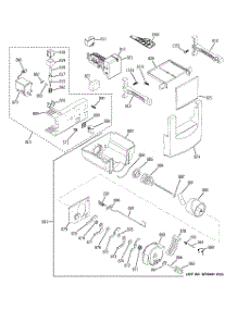 06 - Ice Maker & Dispenser parts for Ge Refrigerator ZISB420DXB from AppliancePartsPros.com