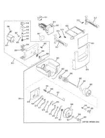 06 - Ice Maker & Dispenser parts for Ge Refrigerator ZISW420DXB from AppliancePartsPros.com
