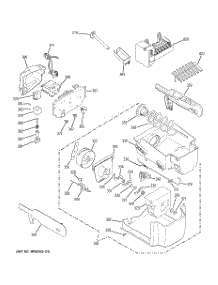 07 - Ice Maker & Dispenser parts for Ge Refrigerator PHE25TGXBFBB from AppliancePartsPros.com