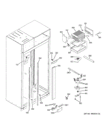 04 - Freezer Section parts for Ge Refrigerator ZISW360DXB from AppliancePartsPros.com
